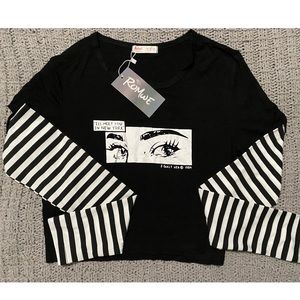 Romwe long sleeve top